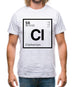 Clarke - Periodic Element Mens T-Shirt