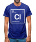 Claude - Periodic Element Mens T-Shirt