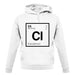 Claude - Periodic Element unisex hoodie