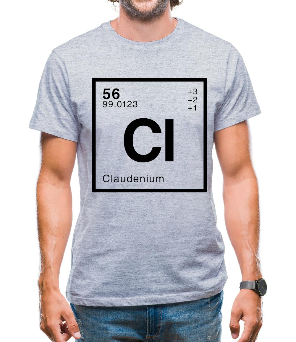 Claude - Periodic Element Mens T-Shirt