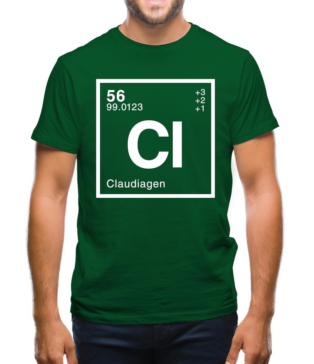 Claudia - Periodic Element Mens T-Shirt