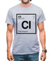 Claudia - Periodic Element Mens T-Shirt