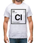 Claudia - Periodic Element Mens T-Shirt