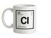 Element Name CLIFFORD Ceramic Mug