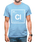Clinton - Periodic Element Mens T-Shirt