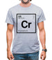 Crystal - Periodic Element Mens T-Shirt