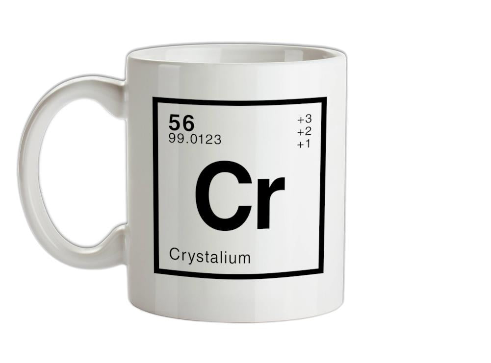 Element Name CRYSTAL Ceramic Mug