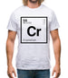 Crystal - Periodic Element Mens T-Shirt