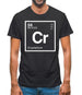 Crystal - Periodic Element Mens T-Shirt