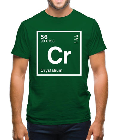 Crystal - Periodic Element Mens T-Shirt