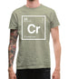 Crystal - Periodic Element Mens T-Shirt