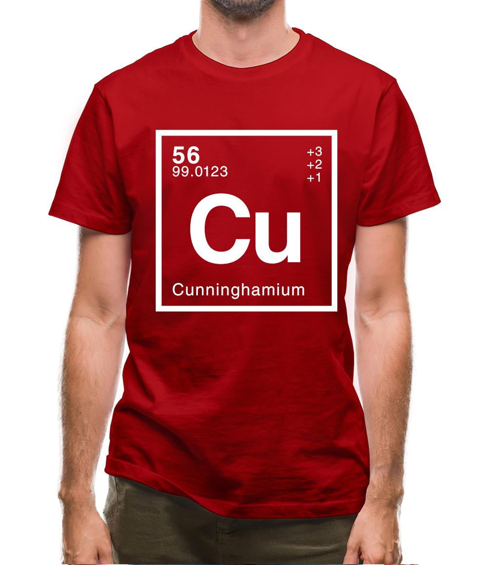 Cunningham - Periodic Element Mens T-Shirt