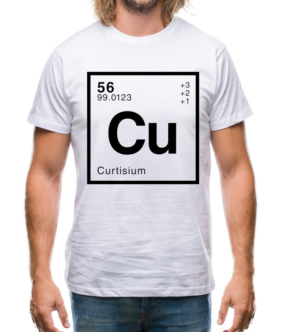 Curtis - Periodic Element Mens T-Shirt