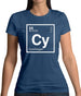 Cynthia - Periodic Element Womens T-Shirt