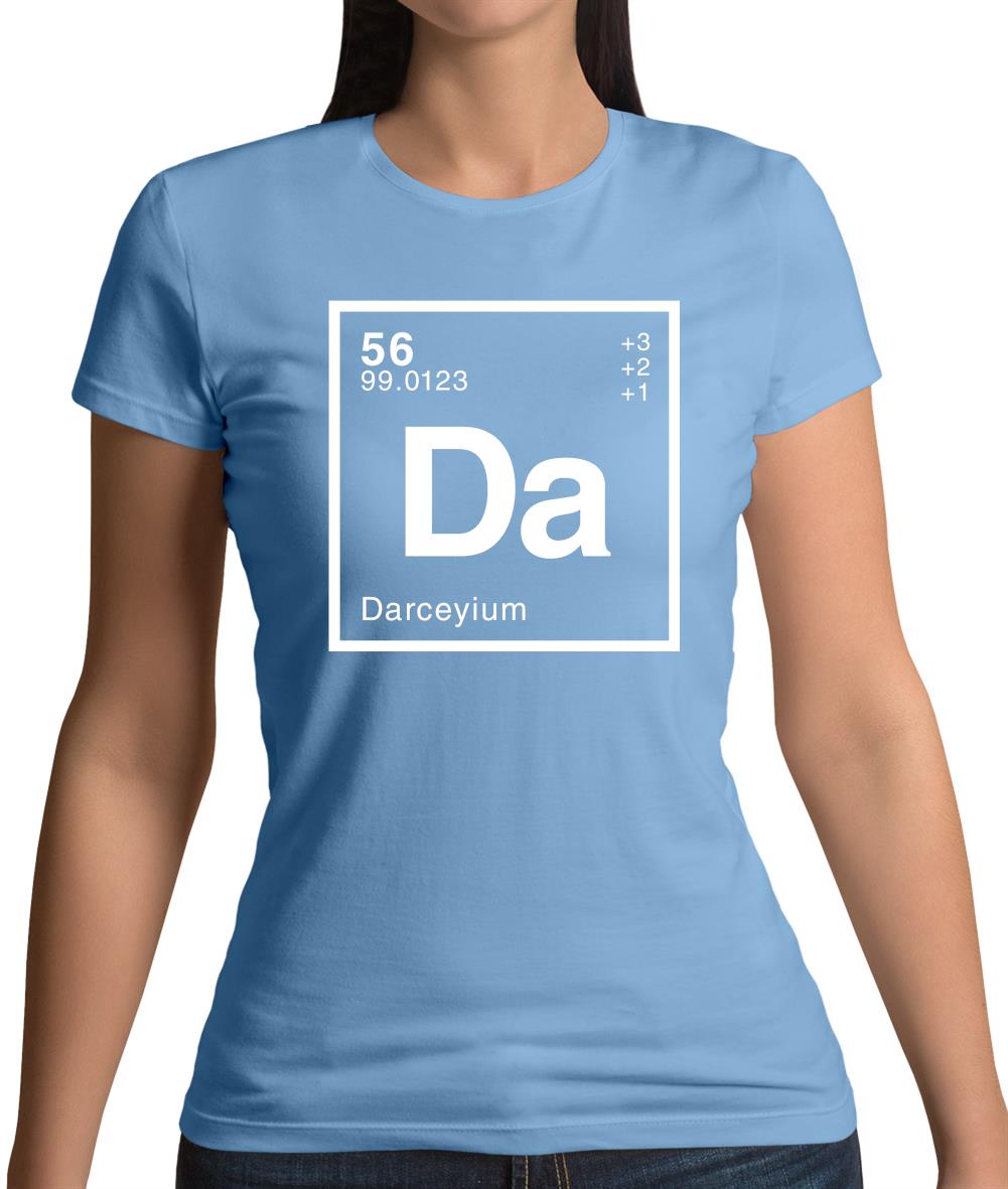 Darcey - Periodic Element Womens T-Shirt