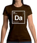 Darcy - Periodic Element Womens T-Shirt