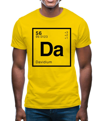 David - Periodic Element Mens T-Shirt