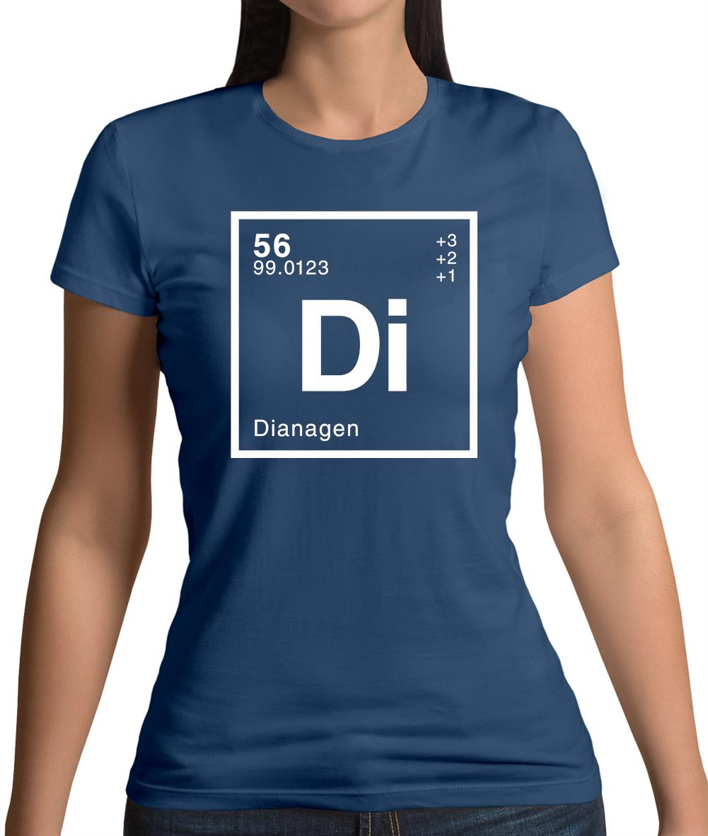Diana - Periodic Element Womens T-Shirt