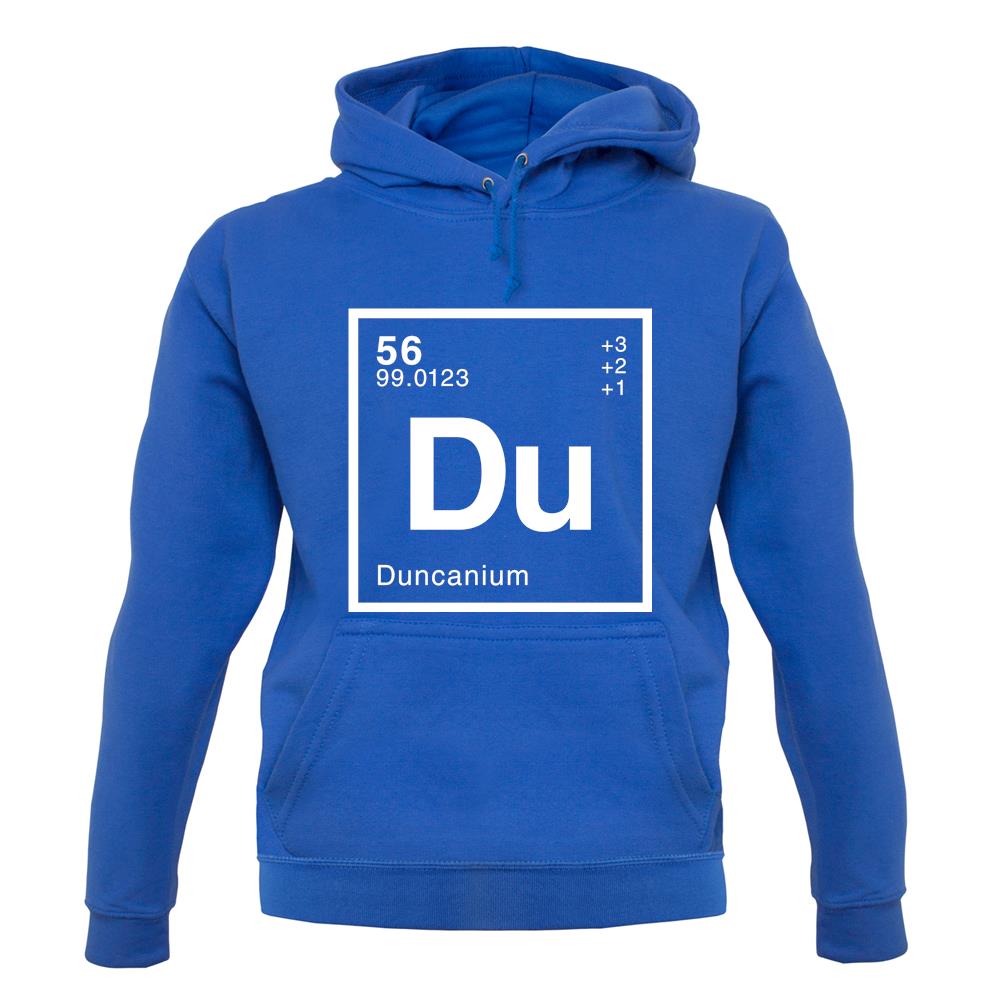 Duncan - Periodic Element unisex hoodie