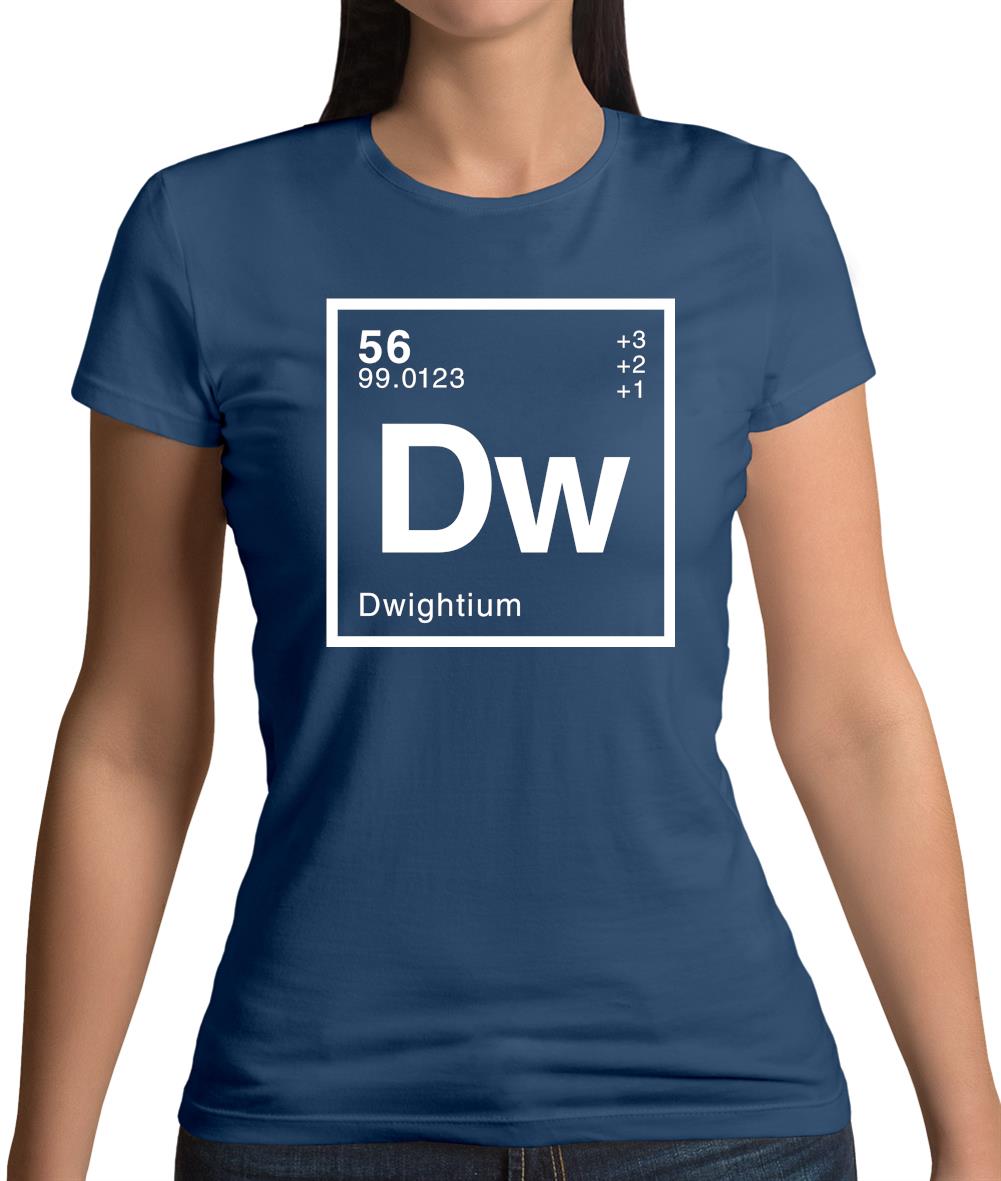 Dwight - Periodic Element Womens T-Shirt