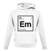 Emilia - Periodic Element unisex hoodie