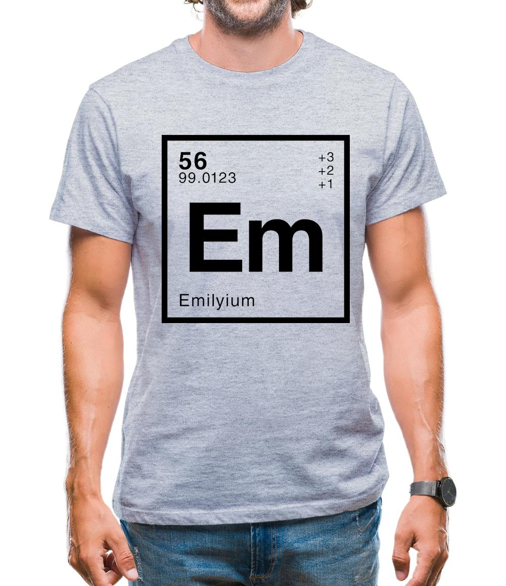 Emily - Periodic Element Mens T-Shirt