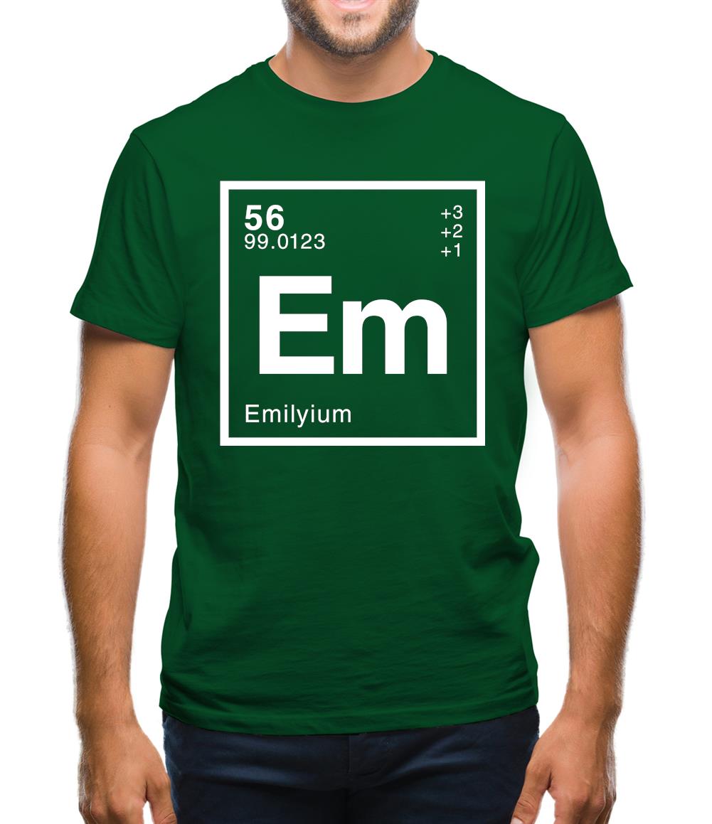 Emily - Periodic Element Mens T-Shirt