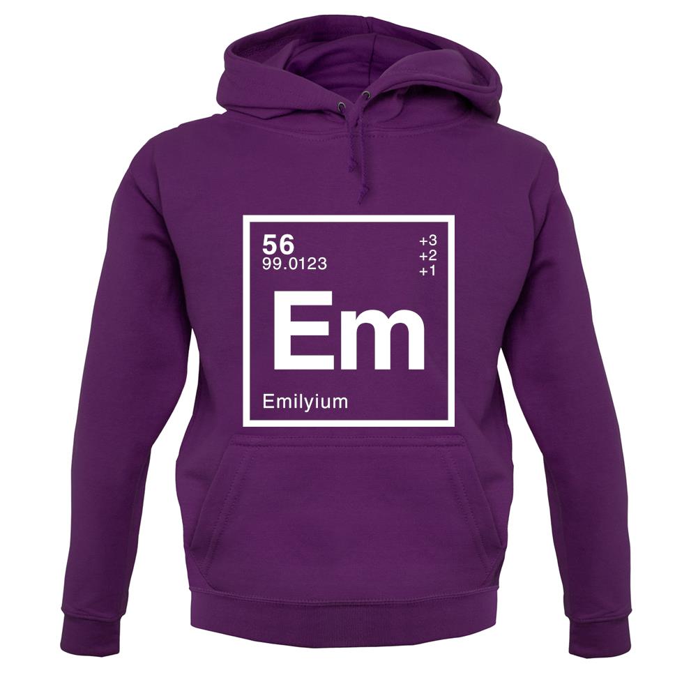 Emily - Periodic Element unisex hoodie