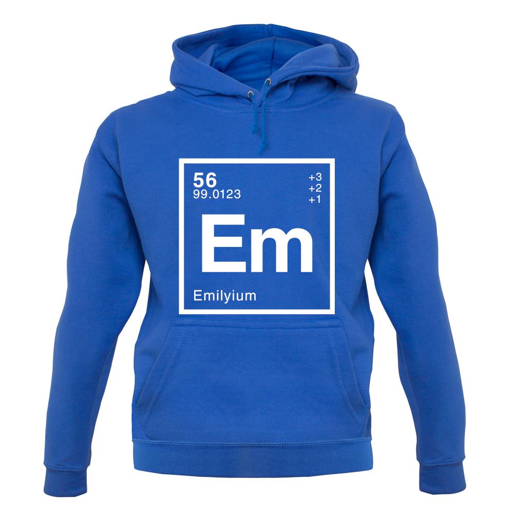 Emily - Periodic Element unisex hoodie