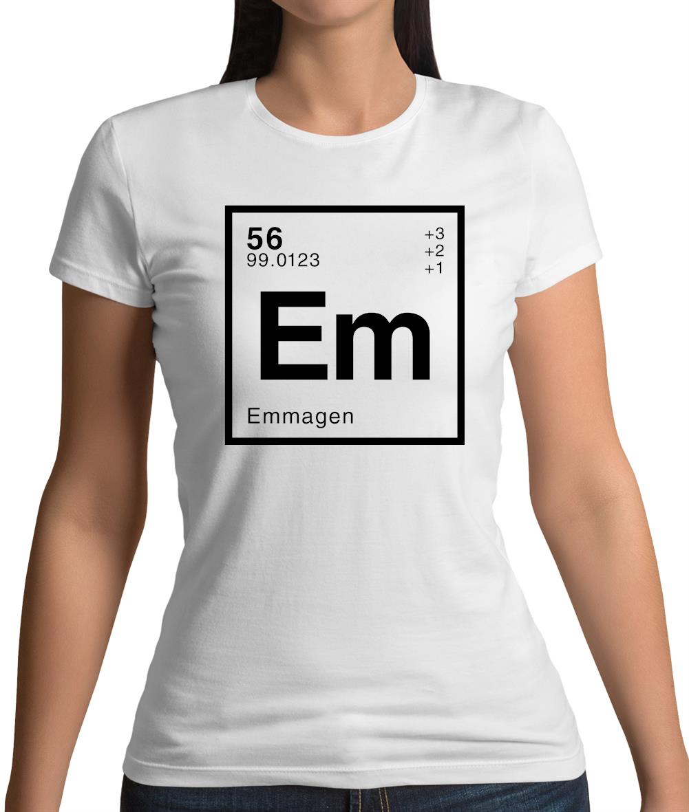Emma - Periodic Element Womens T-Shirt