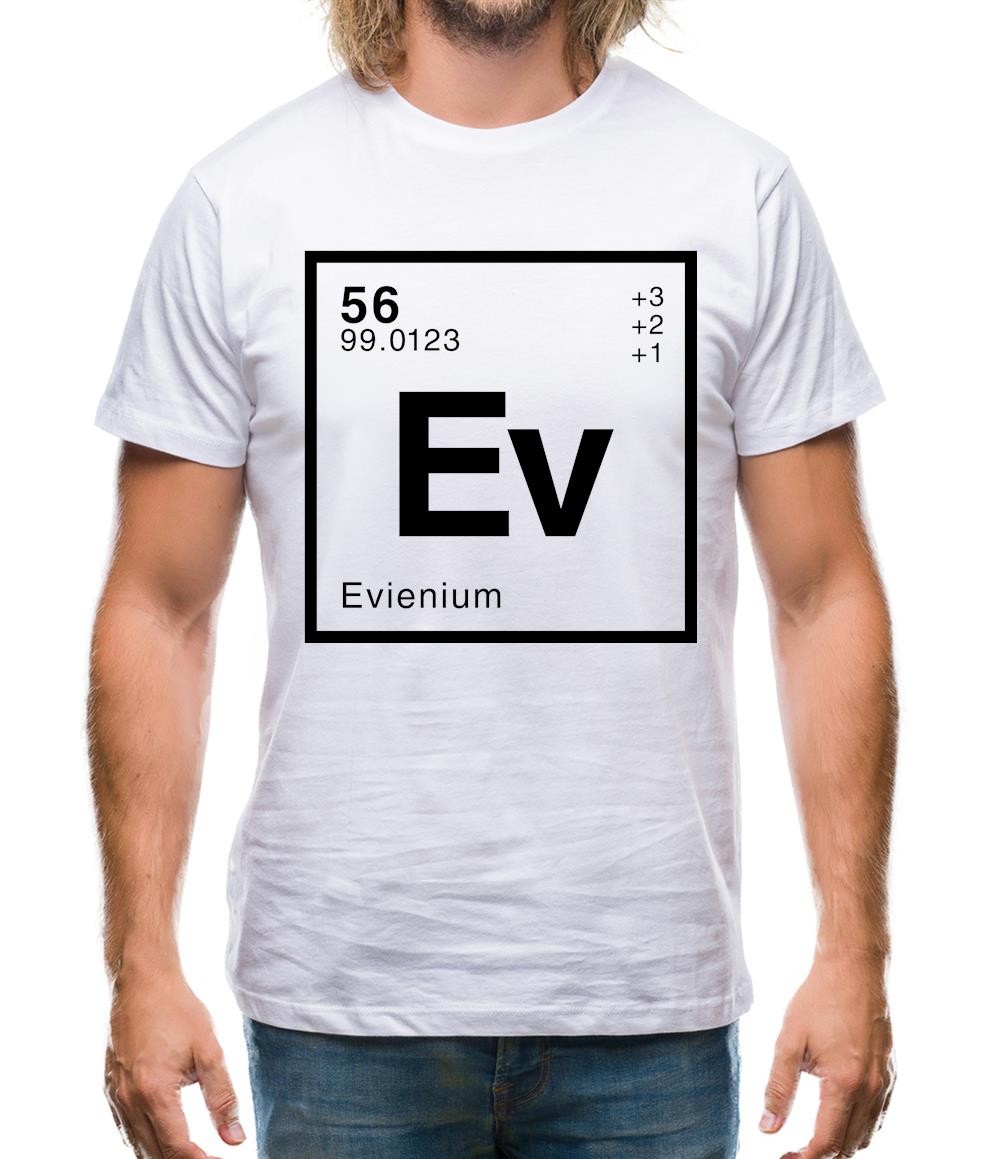 Evie - Periodic Element Mens T-Shirt