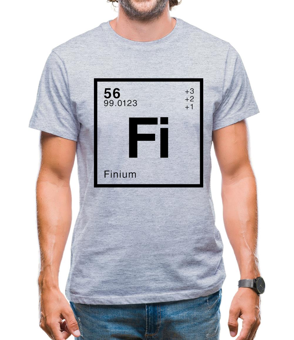 Fin - Periodic Element Mens T-Shirt