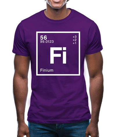 Fin - Periodic Element Mens T-Shirt