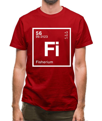 Fisher - Periodic Element Mens T-Shirt