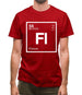Flo - Periodic Element Mens T-Shirt