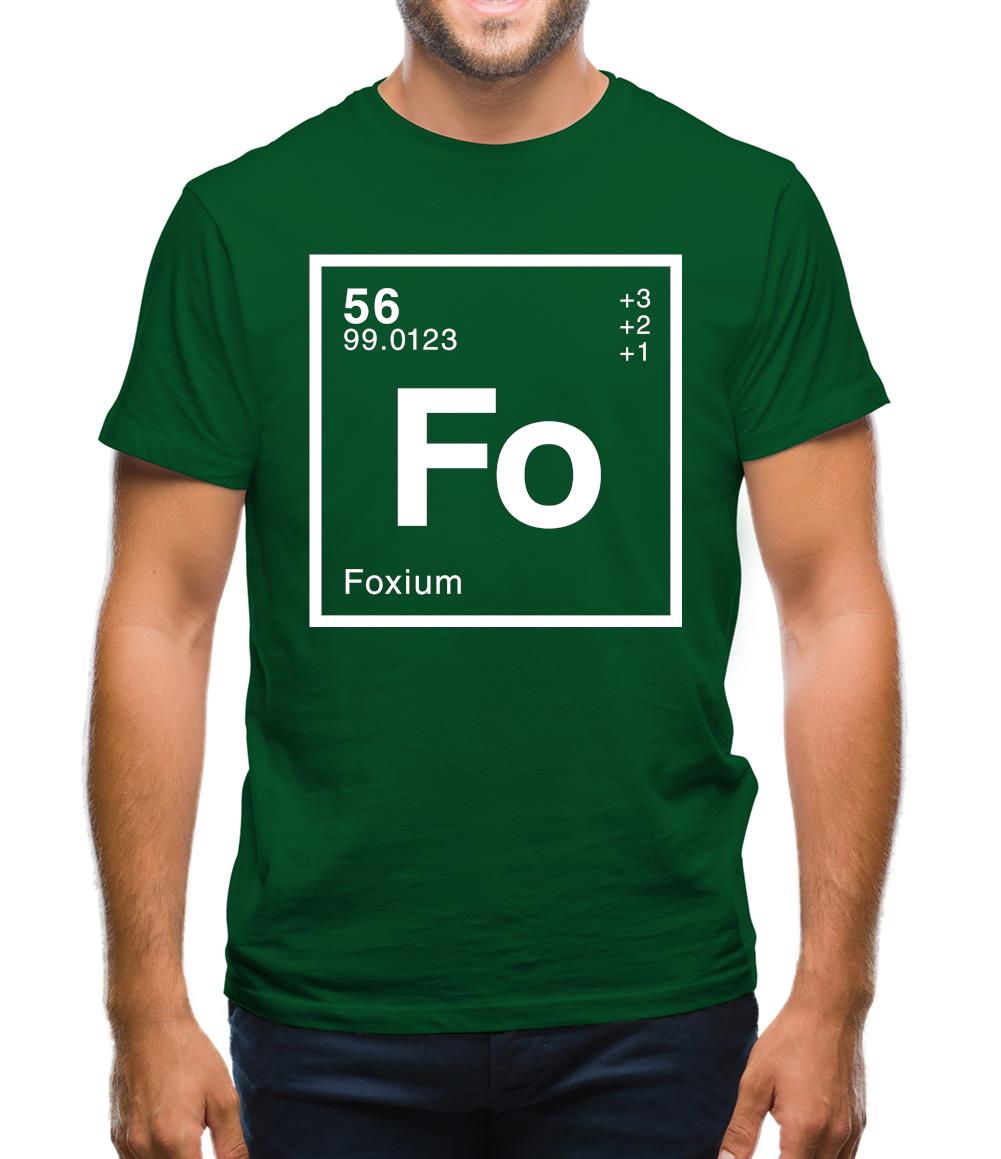 Fox - Periodic Element Mens T-Shirt