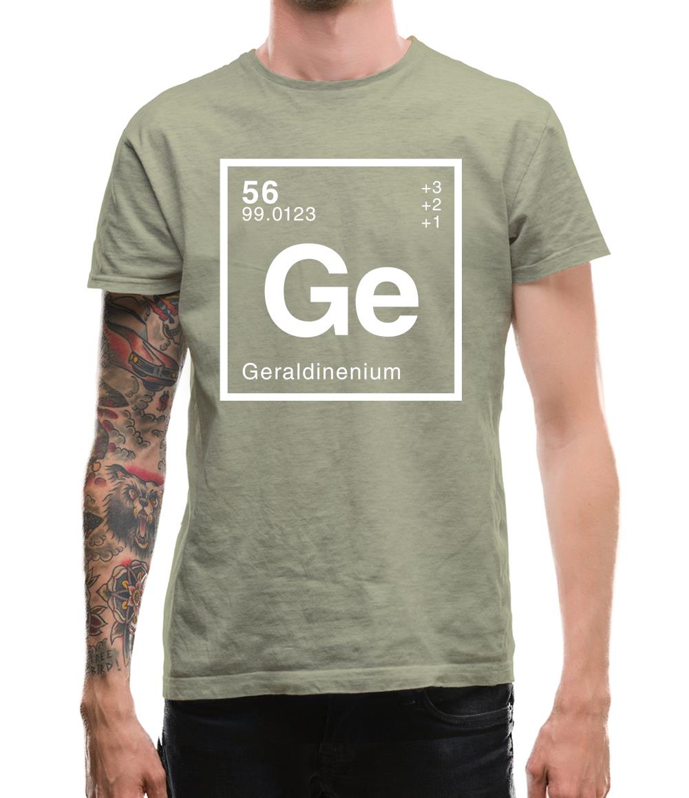 Geraldine - Periodic Element Mens T-Shirt