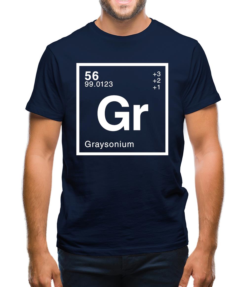 Grayson - Periodic Element Mens T-Shirt