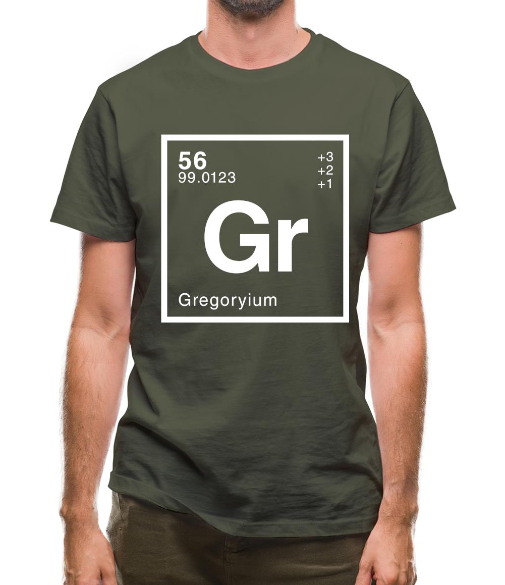 Gregory - Periodic Element Mens T-Shirt