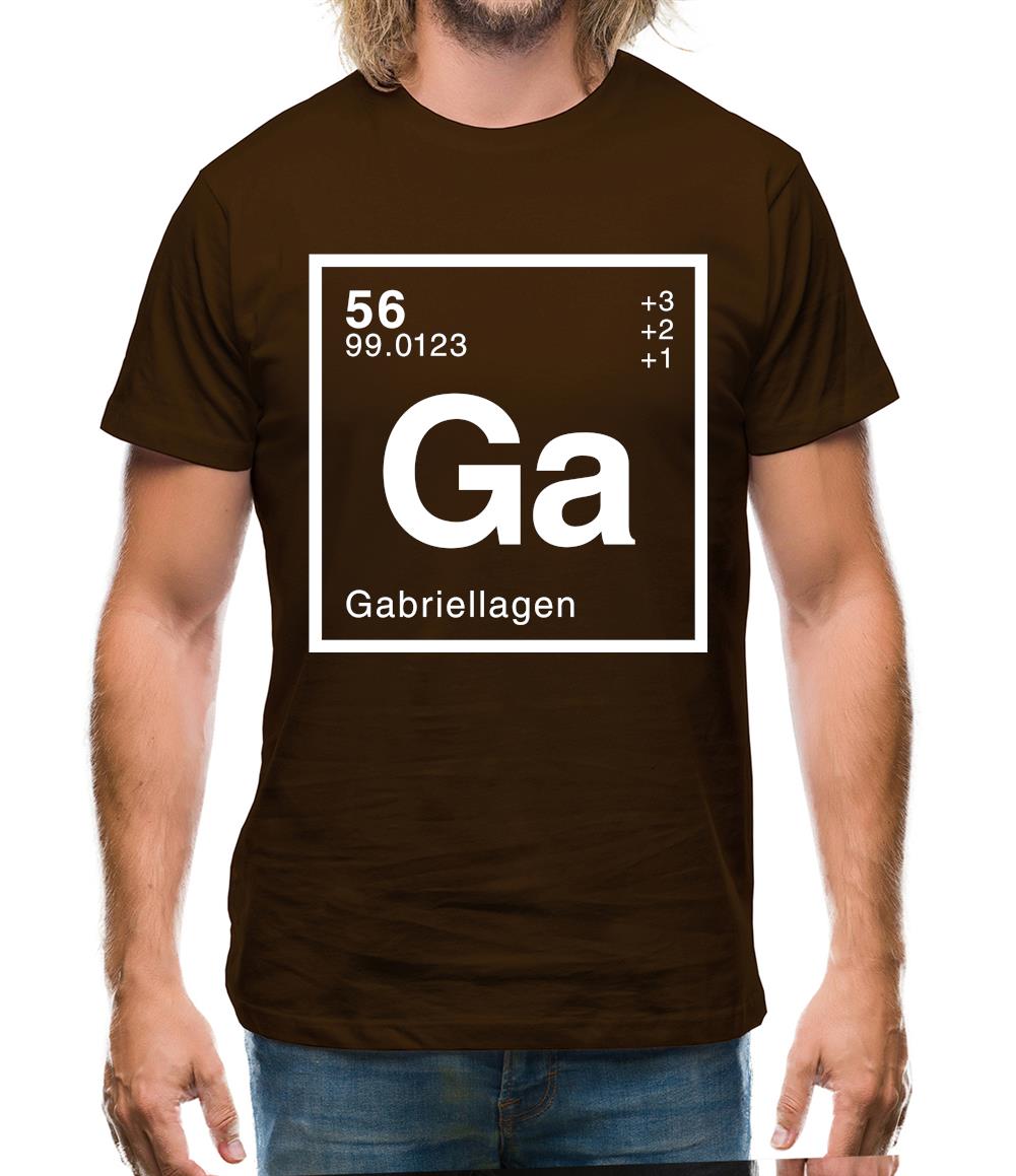 Gabriella - Periodic Element Mens T-Shirt
