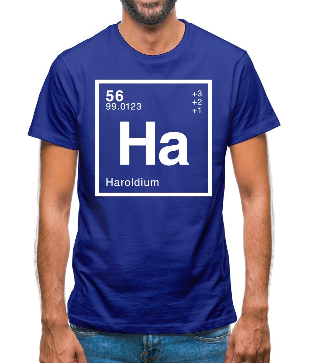 Harold - Periodic Element Mens T-Shirt