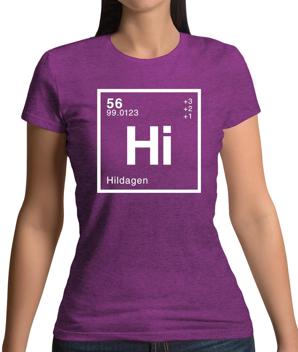 Hilda - Periodic Element Womens T-Shirt