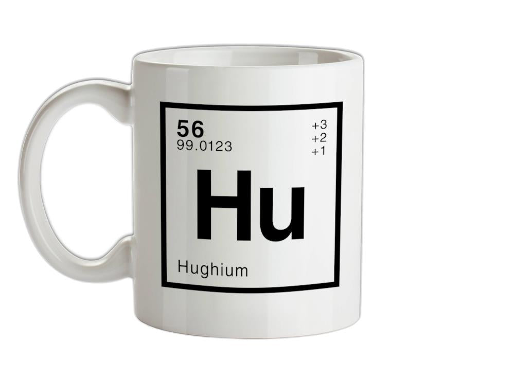 Element Name HUGH Ceramic Mug