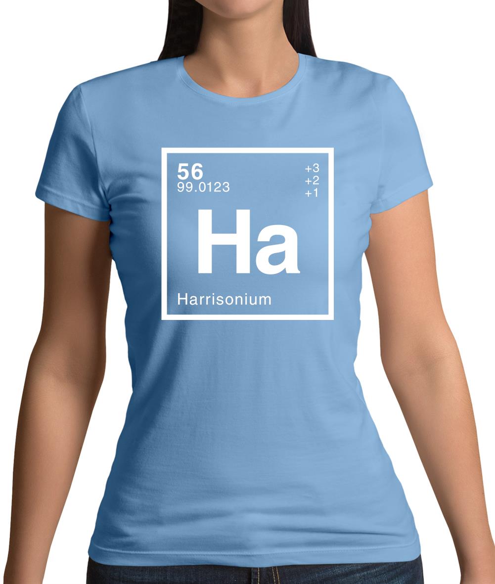 Harrison - Periodic Element Womens T-Shirt