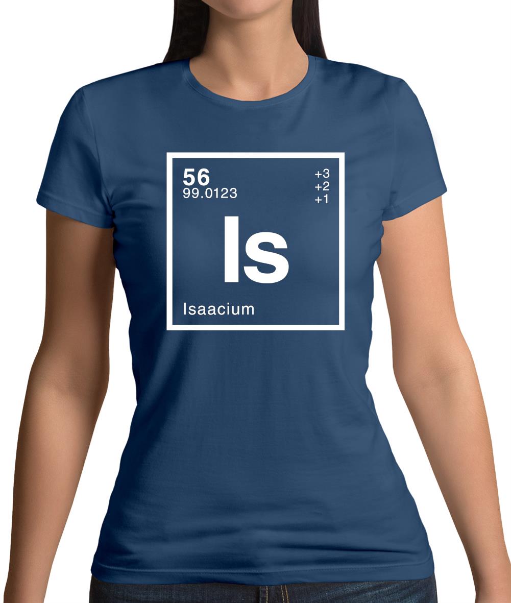 Isaac - Periodic Element Womens T-Shirt