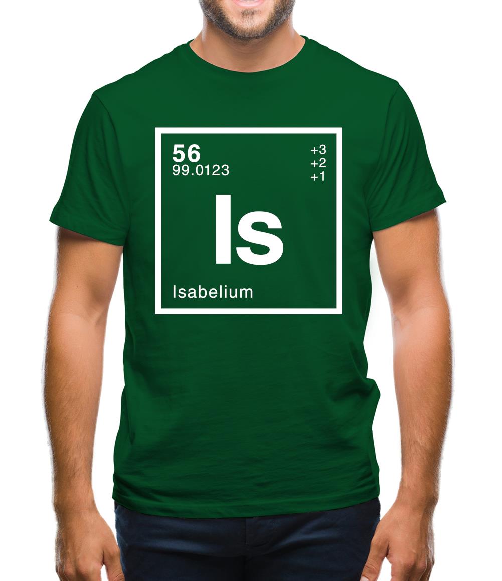 Isabel - Periodic Element Mens T-Shirt