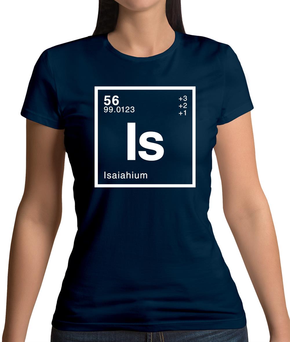 Isaiah - Periodic Element Womens T-Shirt