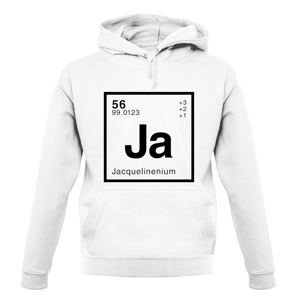 Jacqueline - Periodic Element unisex hoodie