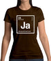 Jacqueline - Periodic Element Womens T-Shirt