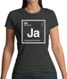Jacqueline - Periodic Element Womens T-Shirt